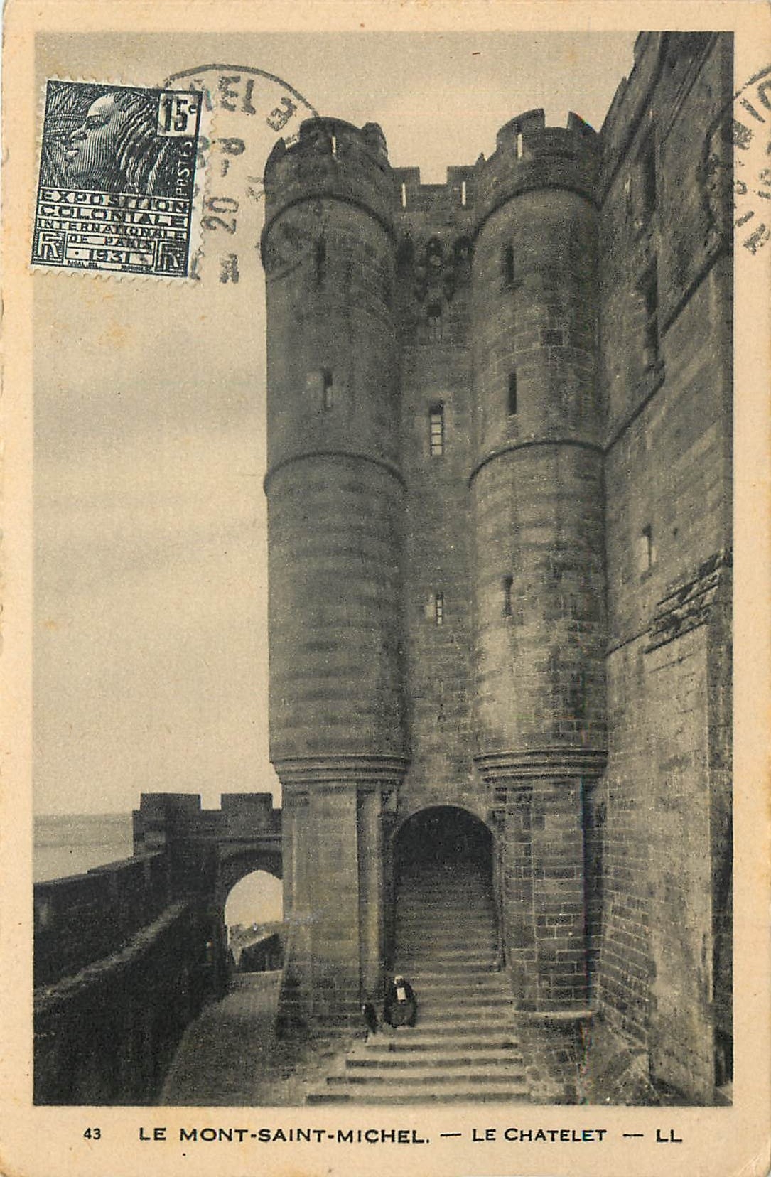 CPA Le Mont Saint Michel Le Chatelet 