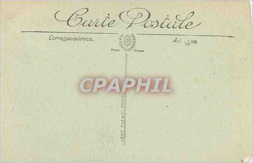 CPA Le Treport Vue prise du Musoir vers les Jetees Bateaux — Rückseite
