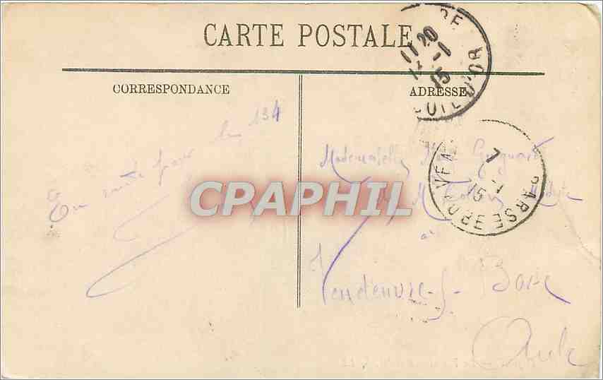 CPA Dijon La Fontaine Blondat  — Rückseite