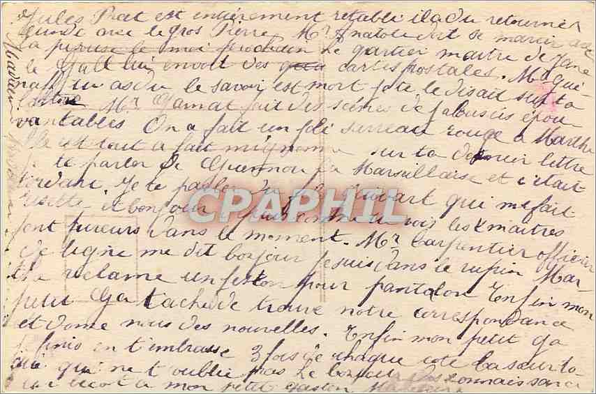 Giovane donna che suona la mandolina — Mignon, n° 5092 — Aéro — Verso