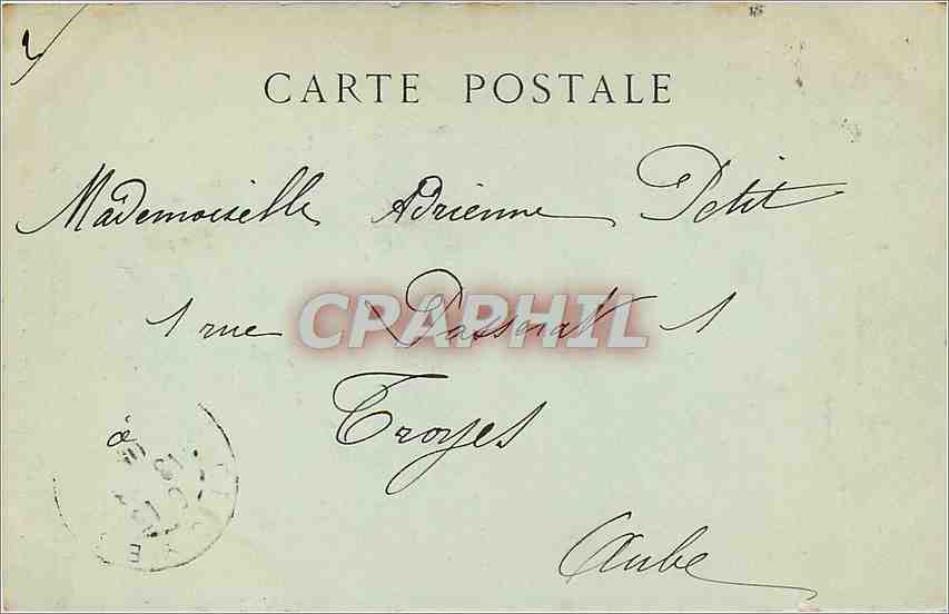 CPA Lyon La Maison de Henri IV Funiculaire St Paul — Verso