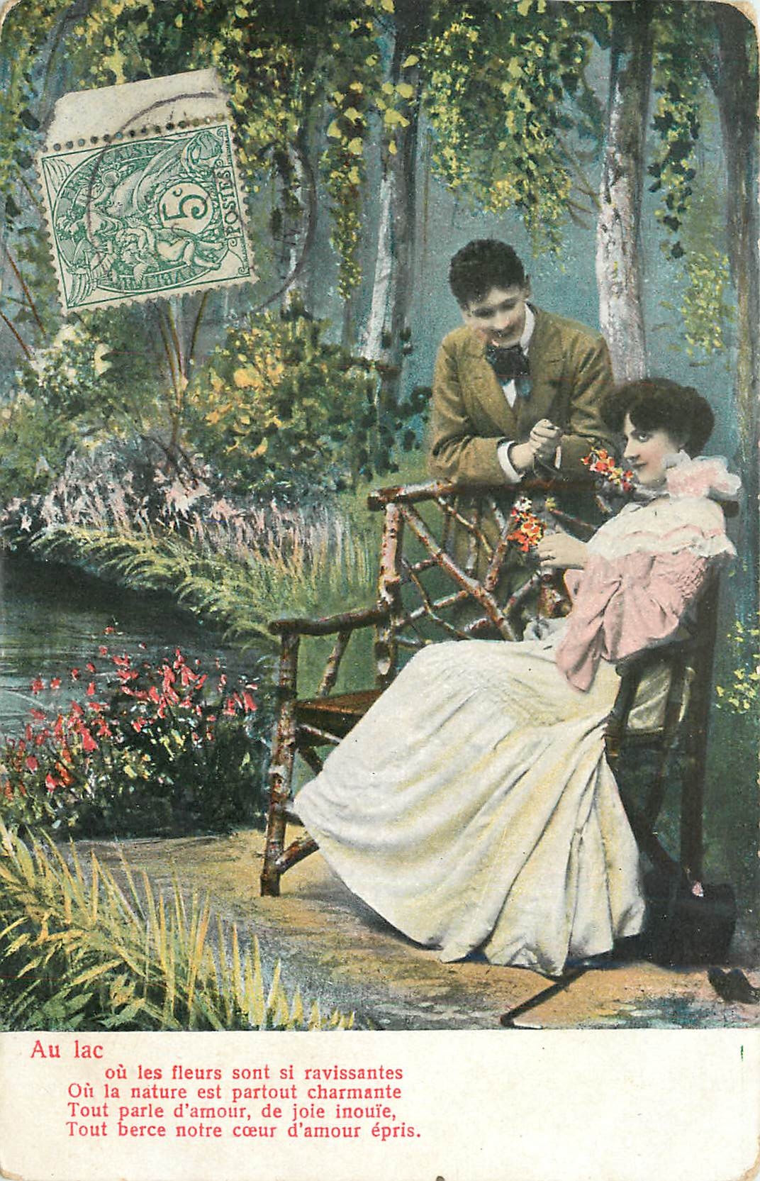 Au lac — où les fleurs sont si ravissantes — série 180