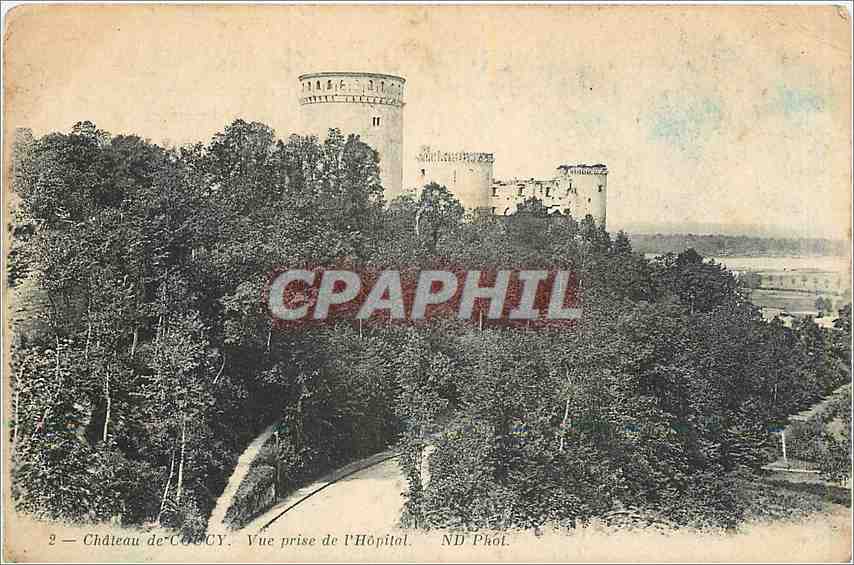 Château de Cocc Cy — Vue prise de l'Hôpital — ND Phot.