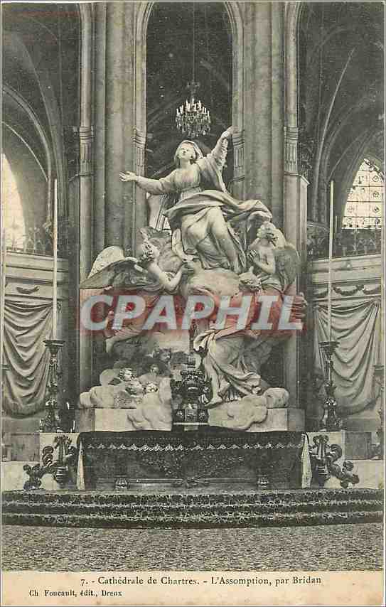 CPA Cathedrale de Chartres L'Assomption par Bridan 