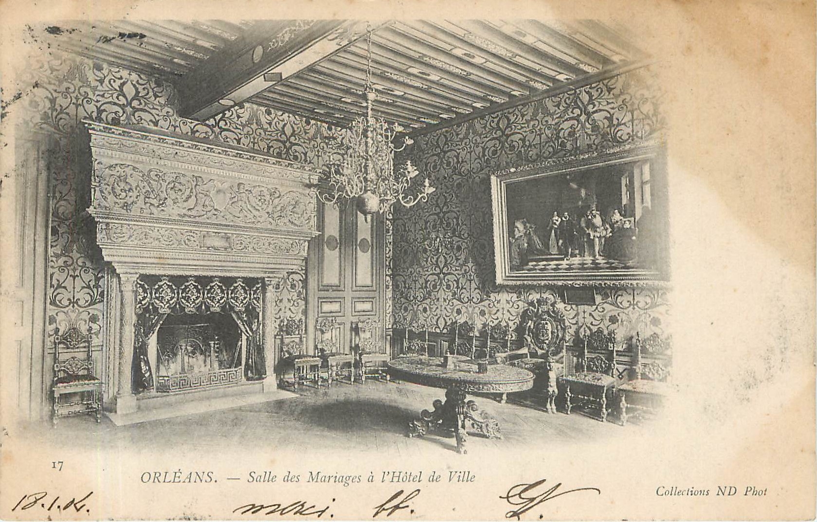 CPA Orleans Salle des Muriages a l'Hotel de Ville 