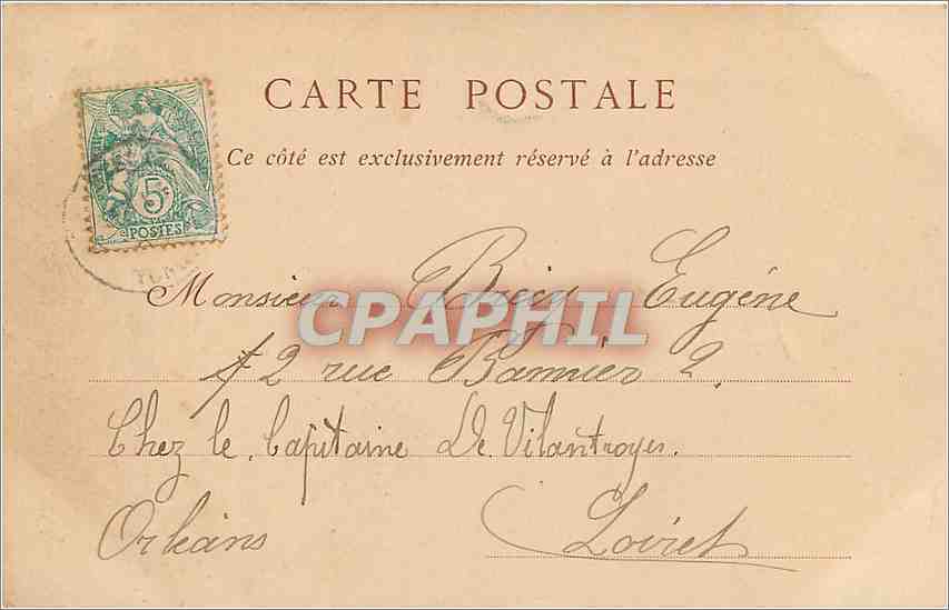 CPA Monastere de la Pierre Qui Vire Le Calvaire  — Rückseite