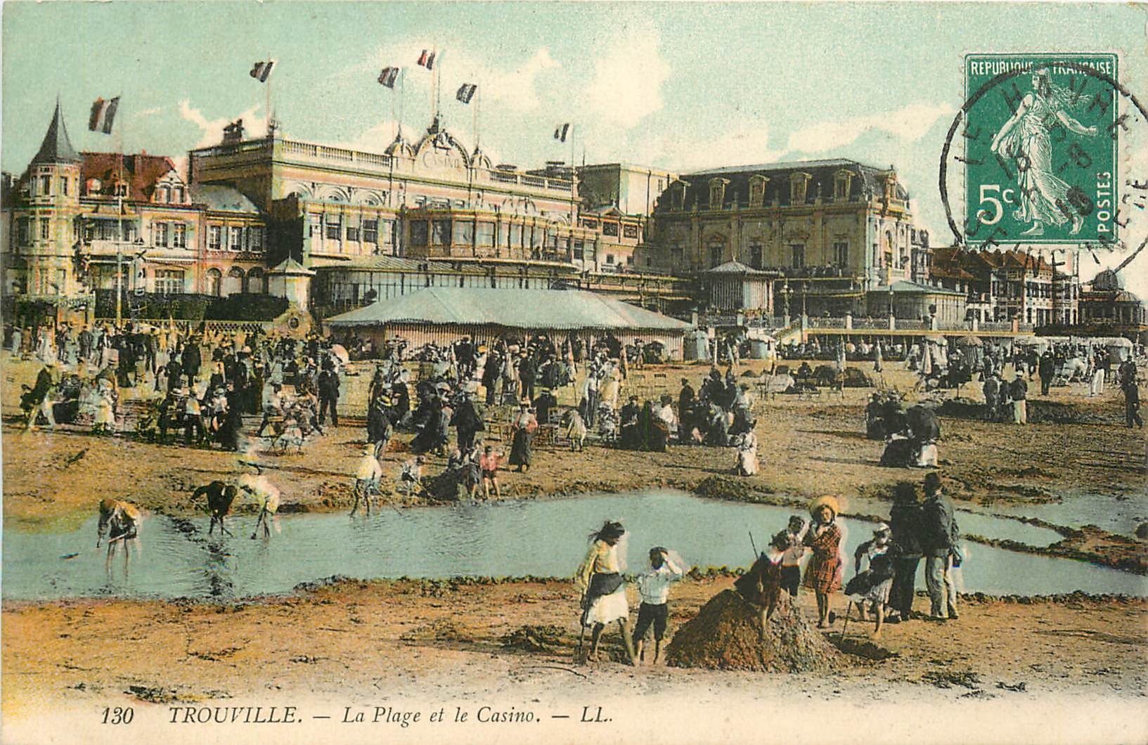 CPA Trouville La Plage et le Casino 