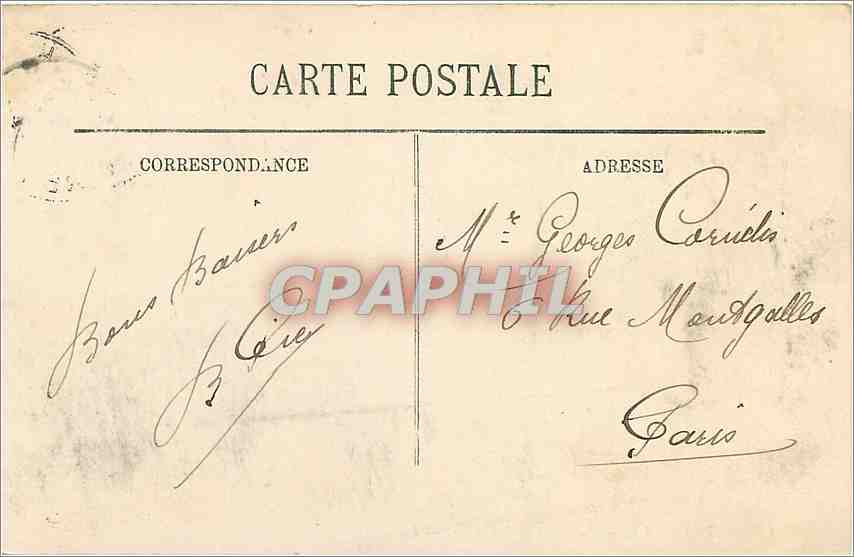CPA Trouville La Plage et le Casino  — Verso