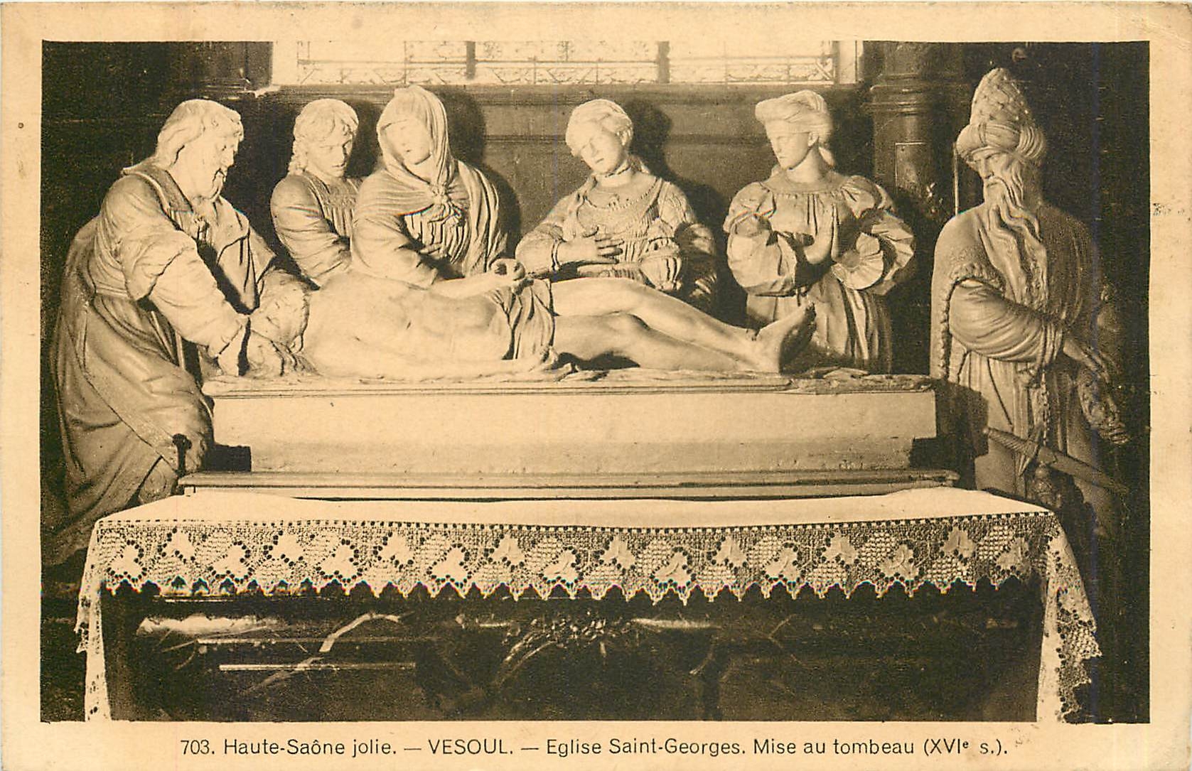 CPA Haute Saone jolie Vesoul Eglise Saint Georges 