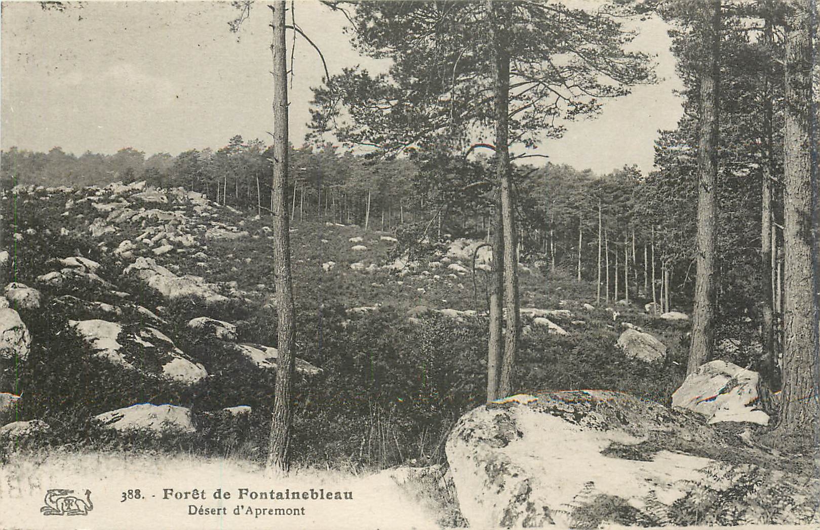 Forêt de Fontainebleau — Désert d'Apremont — éditeur non identifié, n° 388