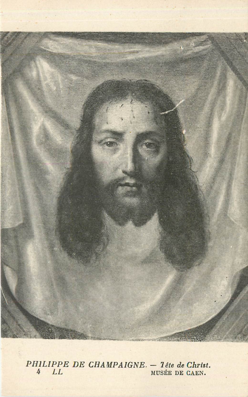 CPA Philippe de Champaigne Tete de Christ Musee de Caen 