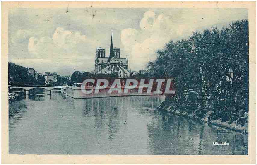CPA Paris Notre Dame et l'lle Saint Louis 