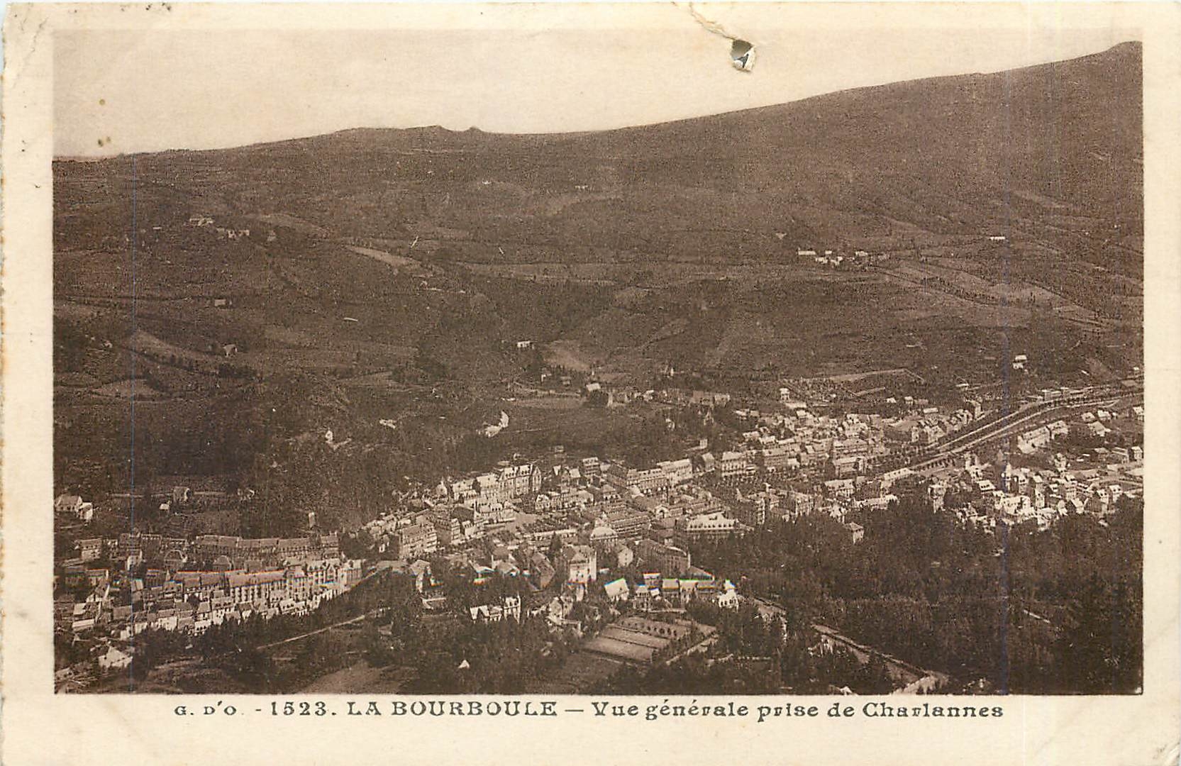 CPA La Bourboule Vue generale prise de Charlannes 