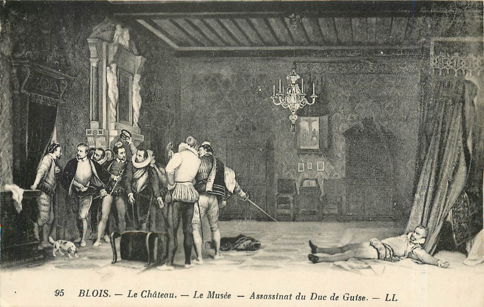 CPA Blois Le Chateau Le Musee Assassinat du Duc de Guise 