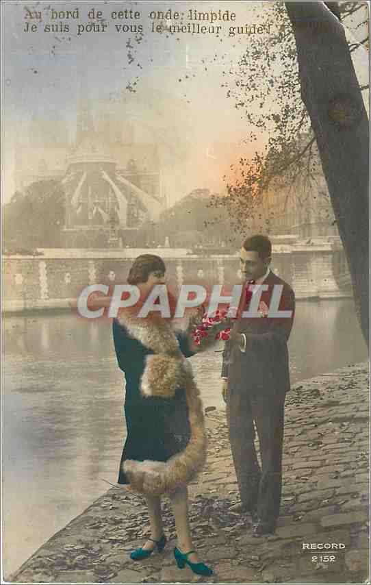 CPA Au bord de cette onde limpide Paris Notre Dame