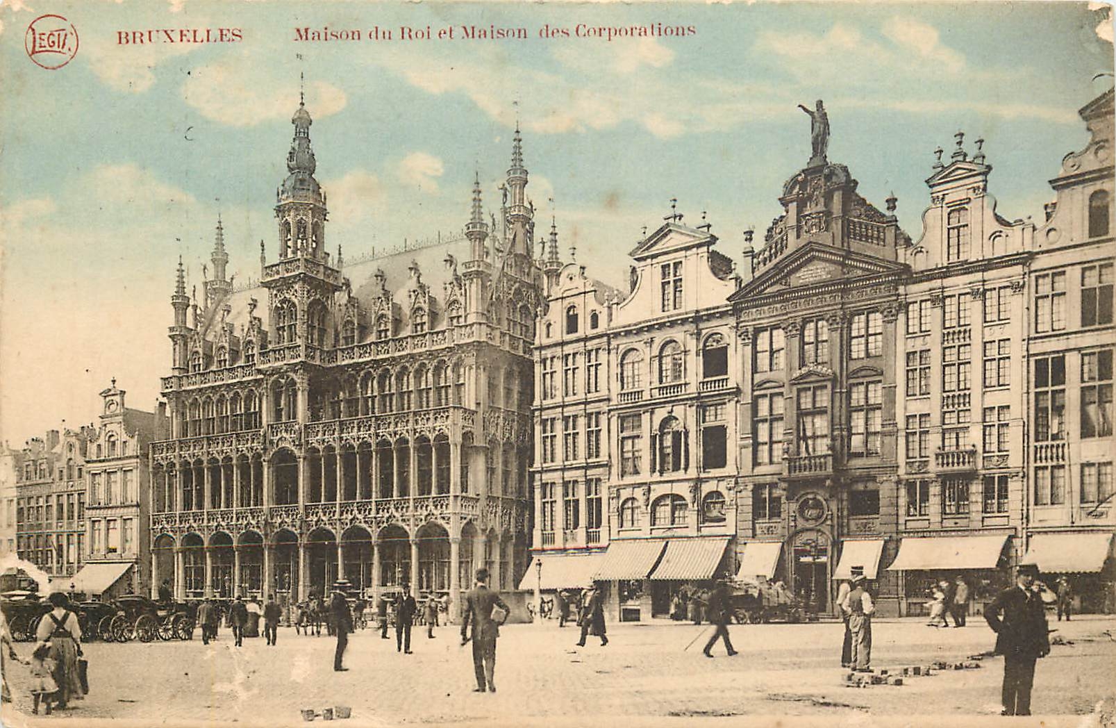 CPA Bruxelles Maison du Roi et Maison des Corporations 