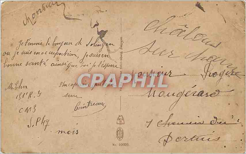 CPA Das Bergische Land Kaiser Wilhelm Brucke bei Mungsten  — Rückseite