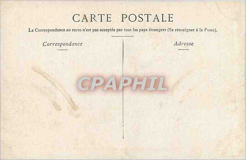Bordeaux - Fontaine des Trois Grâces — éditeur PERSKIN, n° de série non visible — Rückseite