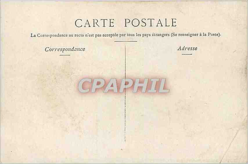 CPA Bordeaux Place de la Comedie  — Verso