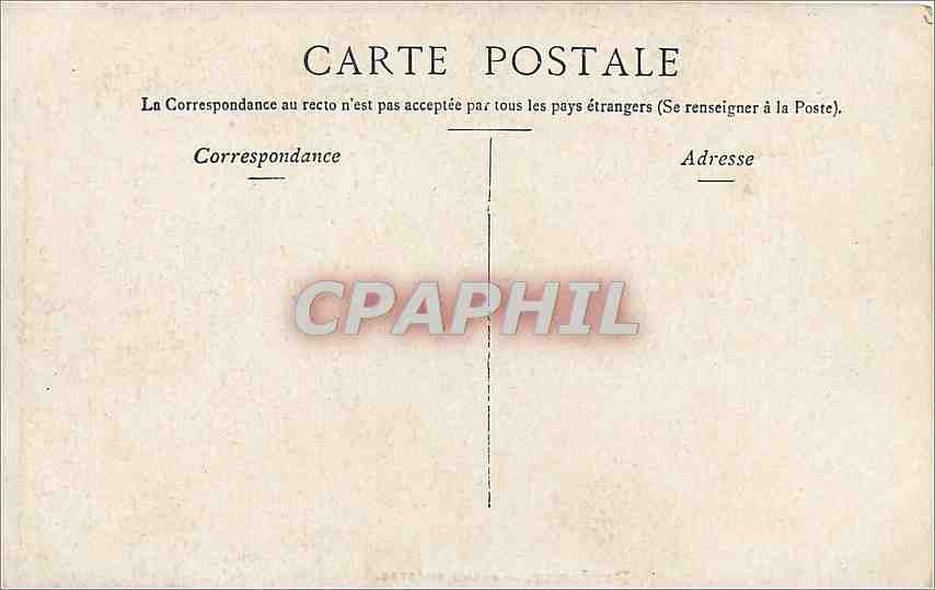 CPA Bordeaux Grand Theatre  — Verso