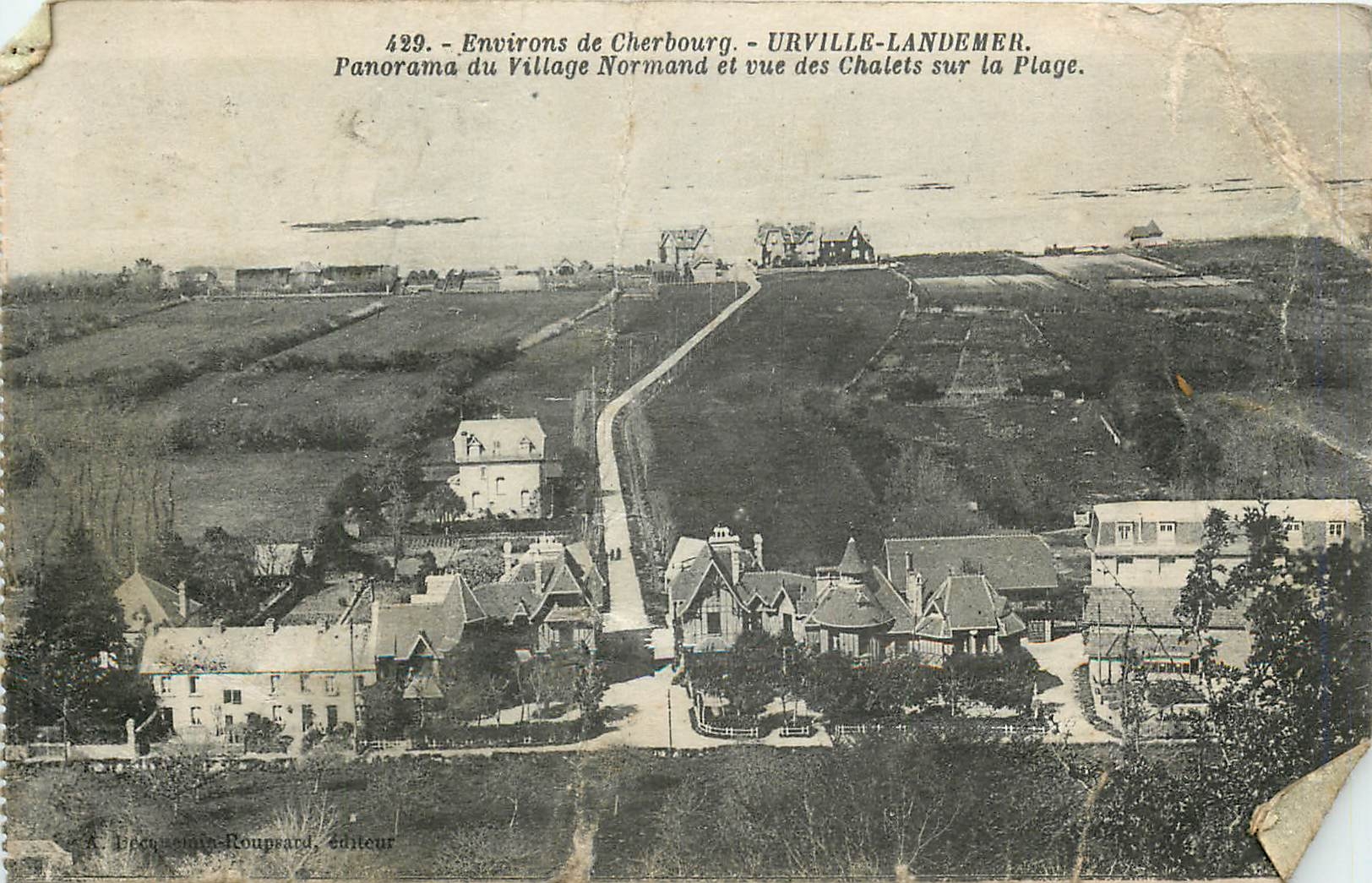 CPA Environs de Cherbourg Urville Landemer 