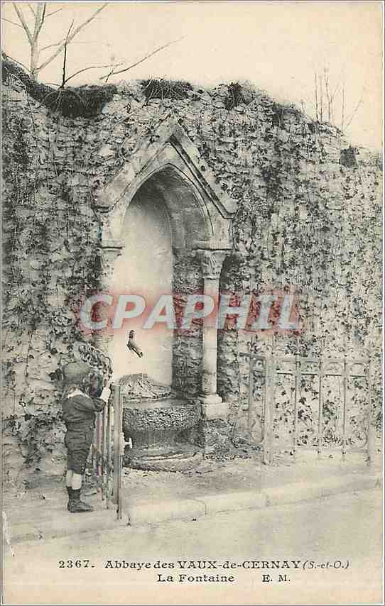 Abbaye des VAUX-de-CERNAY — La Fontaine — E. M.