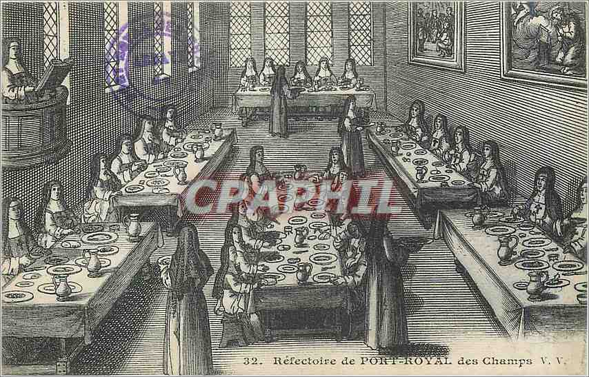 CPA Refectoire de Port Royal des Champs 