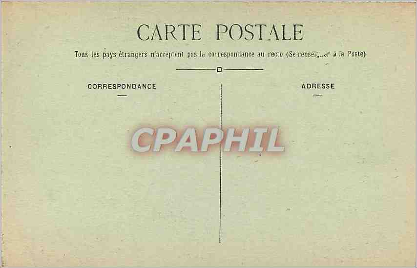 CPA Refectoire de Port Royal des Champs  — Verso