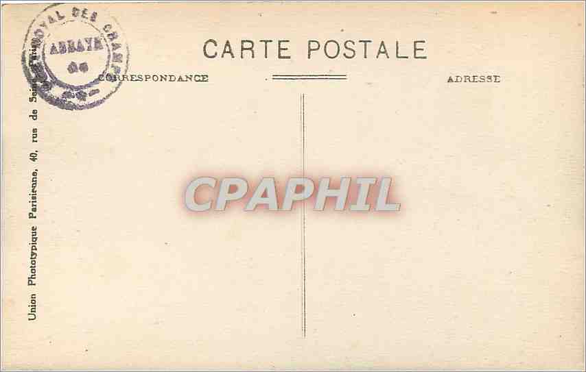 CPA Abbaye de Port Royal S et O Le Pigennier  — Rückseite