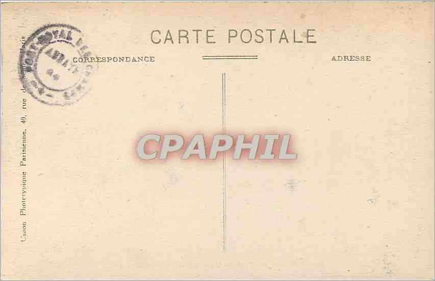 CPA Abbaye de Port Royal S et O Miracle de la Neuvaine  — Verso