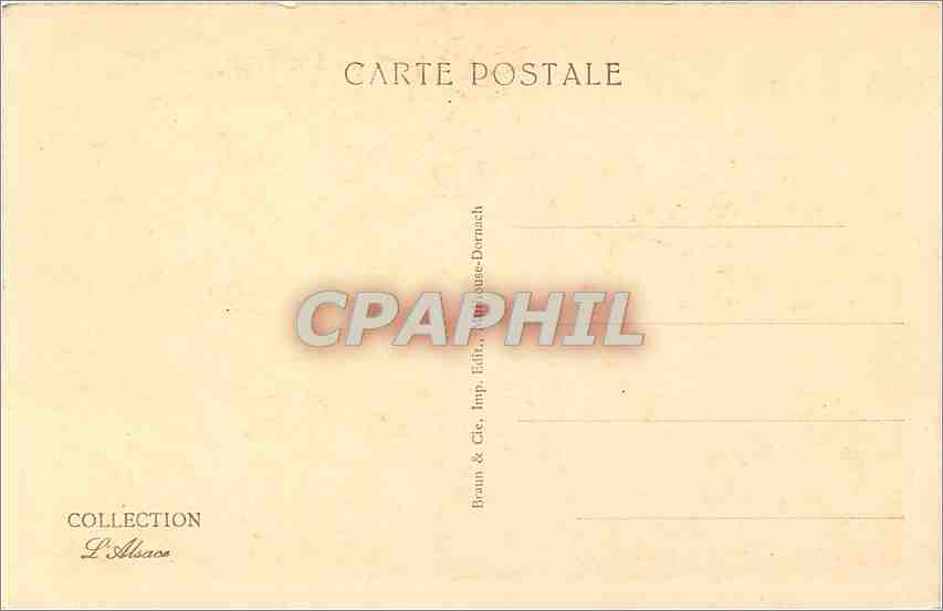 CPA Strasbourg La Cathedrale Les Vertus Ecrasant les vices  — Rückseite