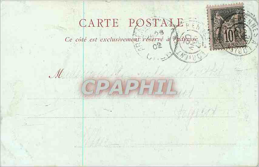 CPA Paul Descelles La Becquee  — Rückseite