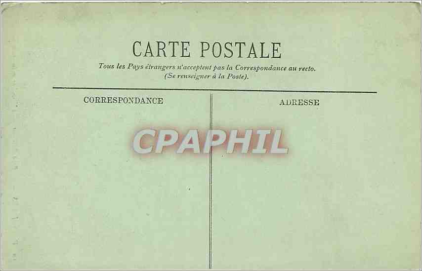 CPA Versailles Le Petit Trianon L'Escalier principale  — Verso