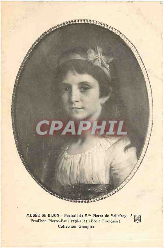 CPA Musee de Dijon Portrait de Mme Pierre de Vellefrey 
