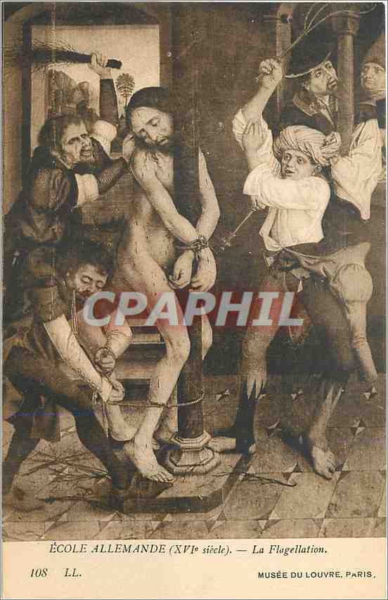 École Allemande (XVIe siècle) — La Flagellation — Musée du Louvre, Paris