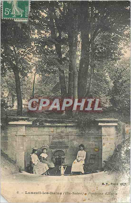 Luxeuil-les-Bains (Haute-Saône) — Fontaine d'Hyge — B. F., Paris