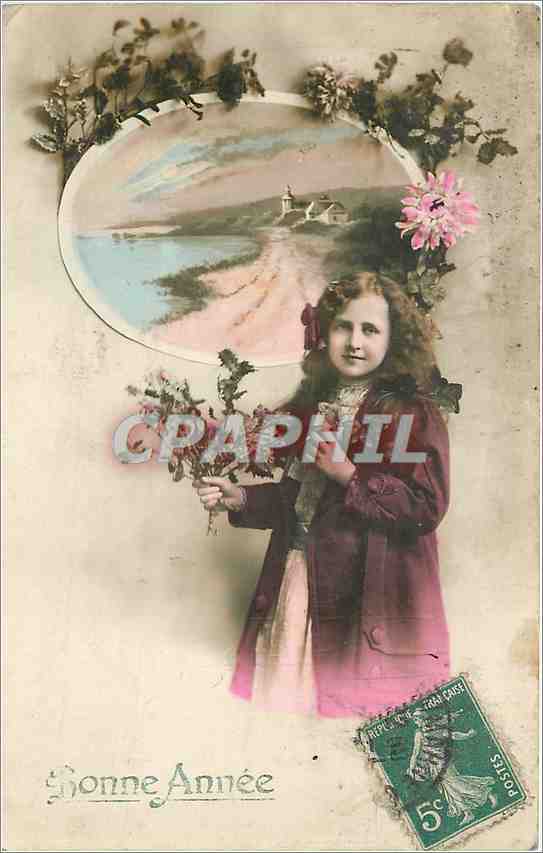 CPA Bonne Annee Enfant