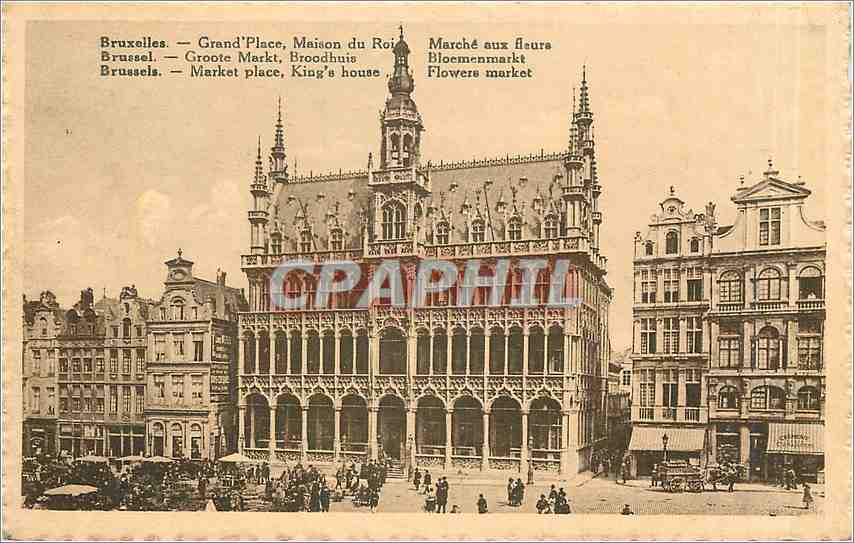 CPA Bruxelles Grand Place Maison du Roi 