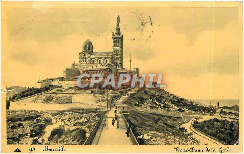 CPA Marseille Notre Dame de la Garde 