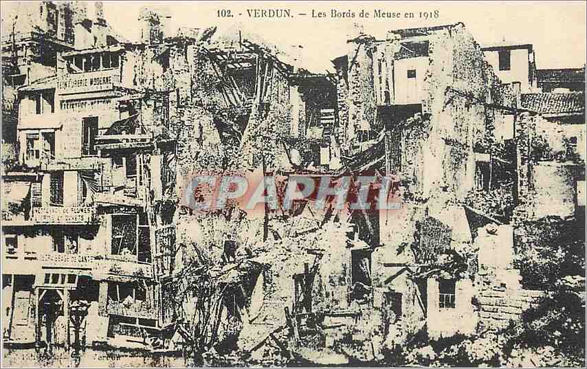 Verdun — Les Bords de Meuse en 1918 — Éditions de la Série Moderne
