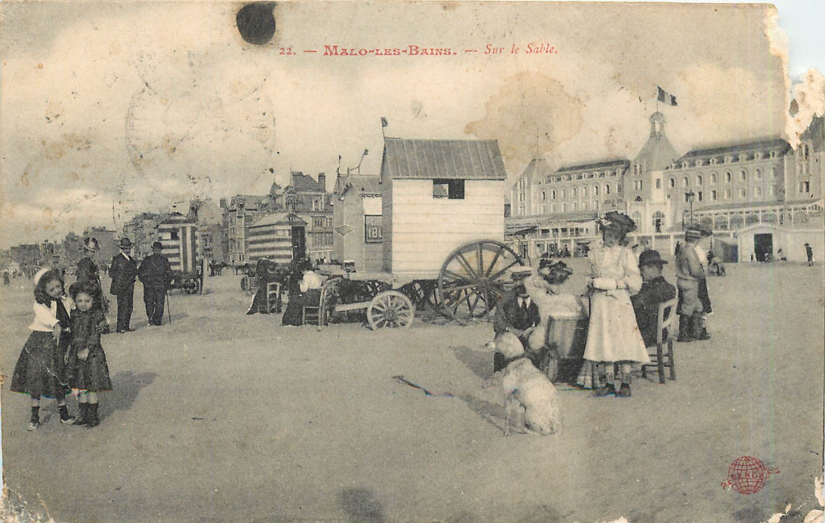 CPA Malo les Bains Sur le Sable 