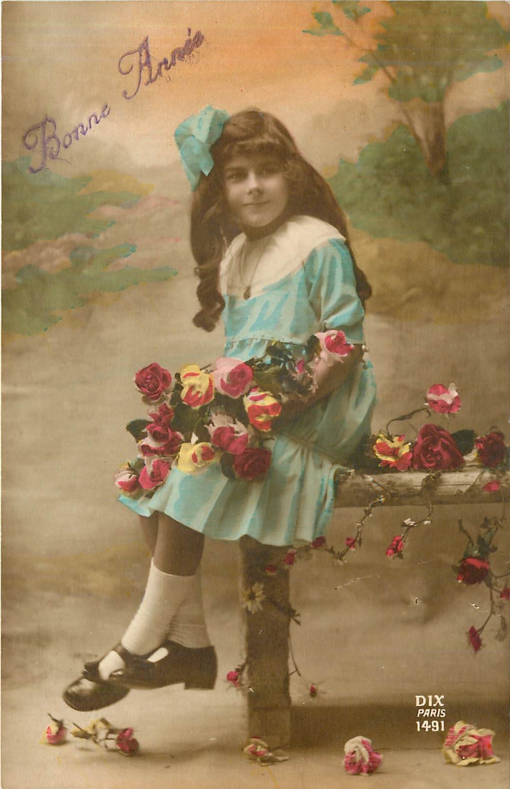 CPA Bonne Annee Enfant