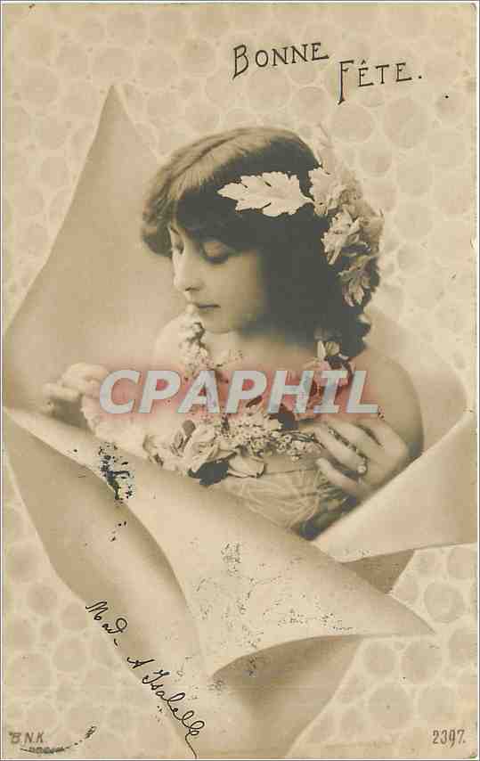 CPA Bonne Fete Femme
