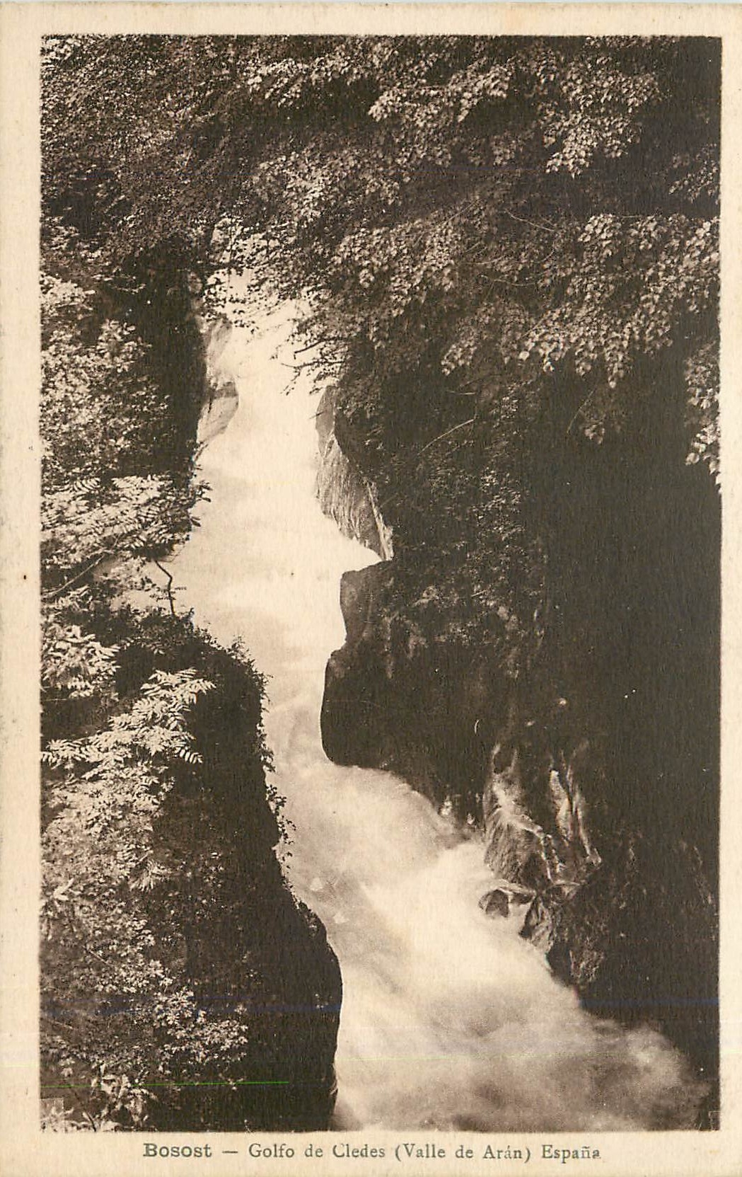 CPA Bosost Golfo de Cledes Valle de Aran Espana 