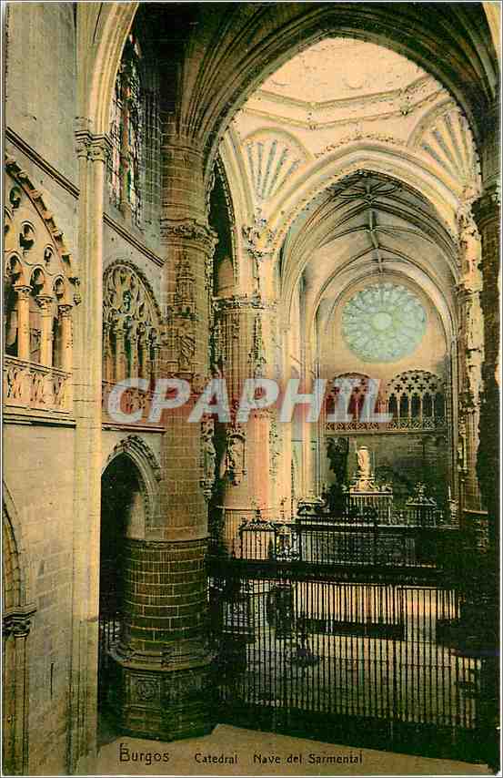 CPA Burgos Catedral Nave del Sarmental 