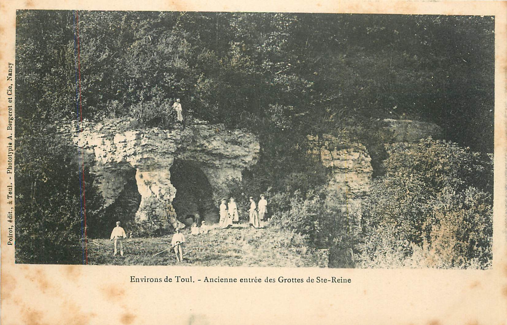 CPA Environs de Toul Ancienne entree des Grottes de Ste Reine 
