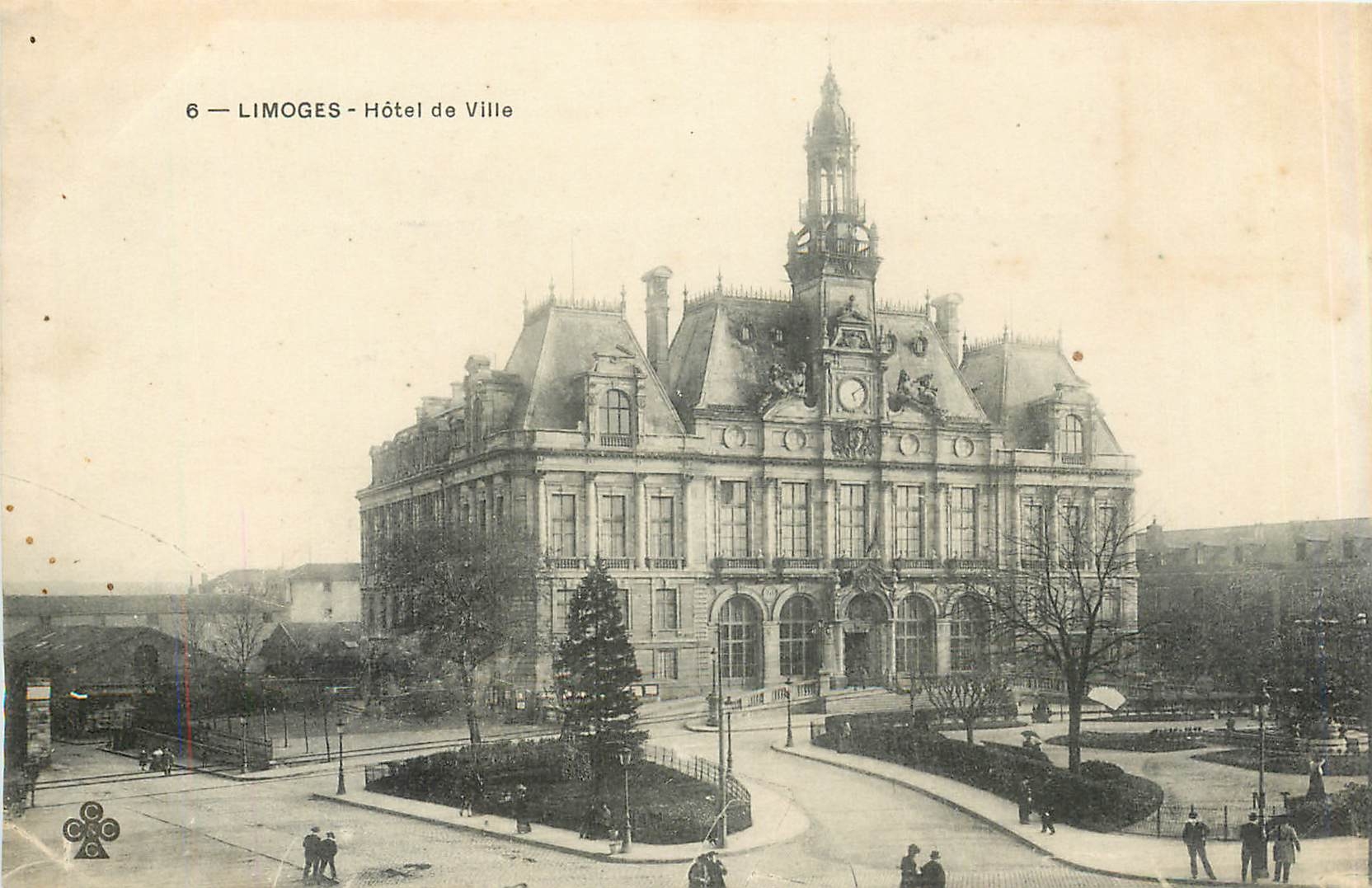 CPA Limoges Hotel de Ville 