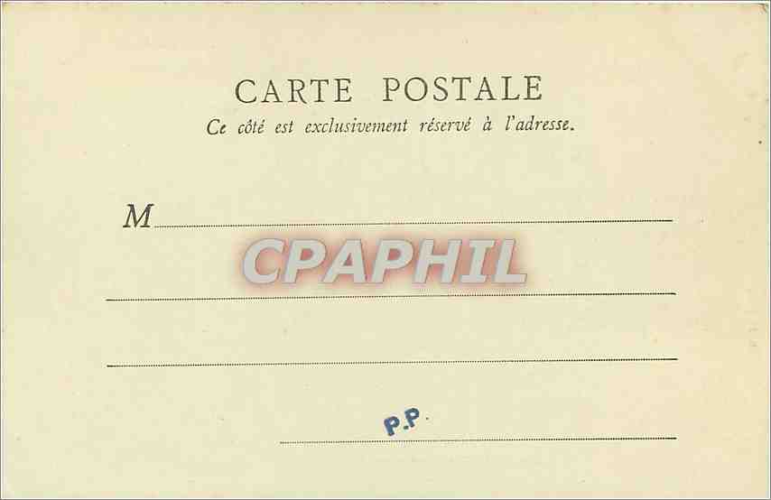 CPA Poitiers Notre Dame la Grande  — Rückseite