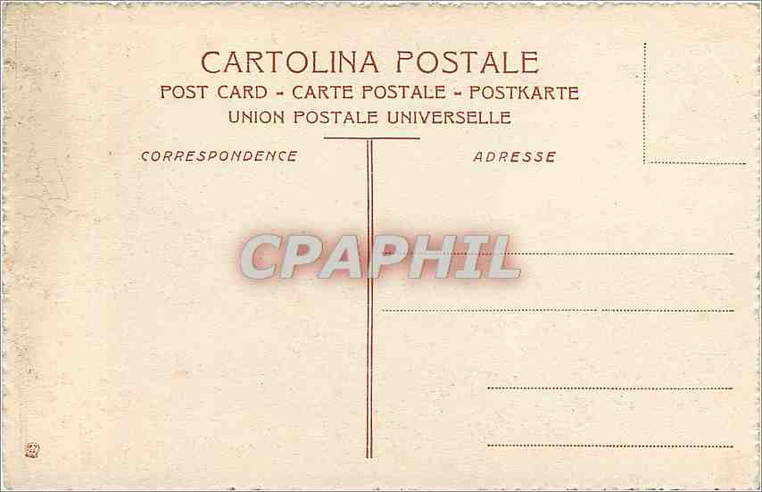CPA Venezia Isola S Giorgio del Moto  — Rückseite