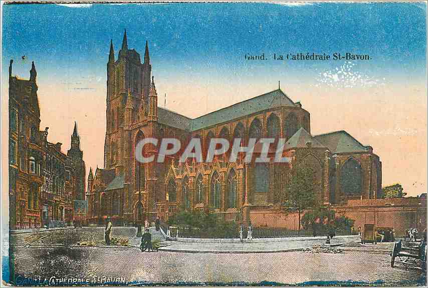 CPA Gand La Cathedrale St Bavon 